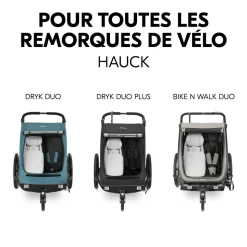 Siège bébé pour remorque de vélo baby lounger 2 grey