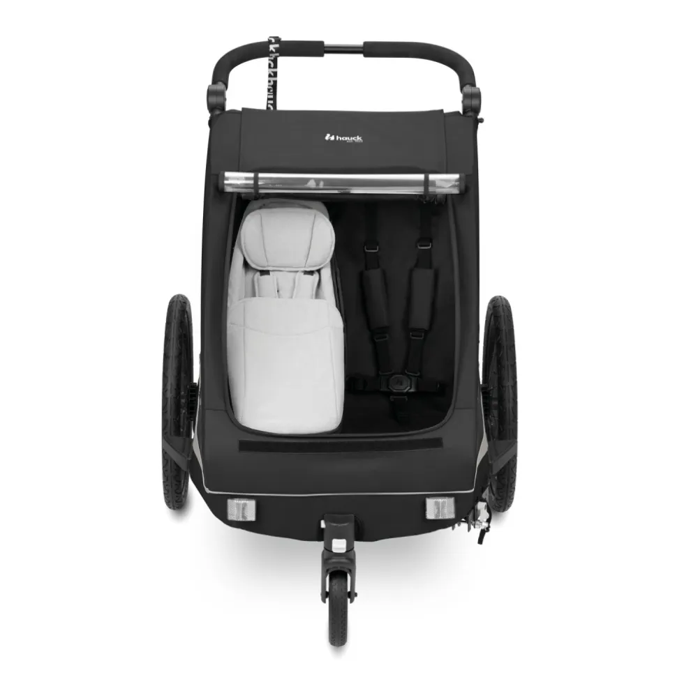 Siège bébé pour remorque de vélo baby lounger 2 grey