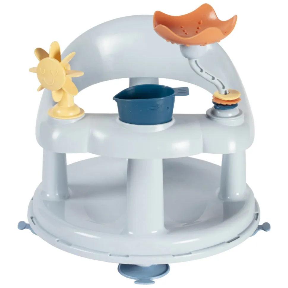 Siège de bain pivotant bébé ludique