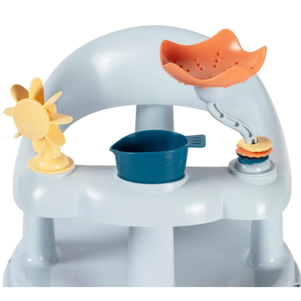Siège de bain pivotant bébé ludique