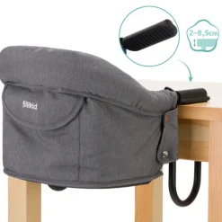 Siège de table bébé gris