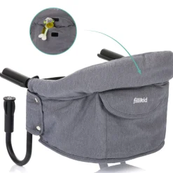 Siège de table bébé gris