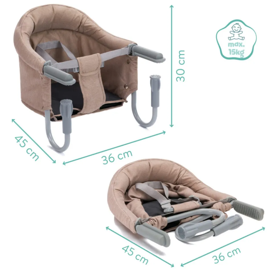 Siège de table bébé nature