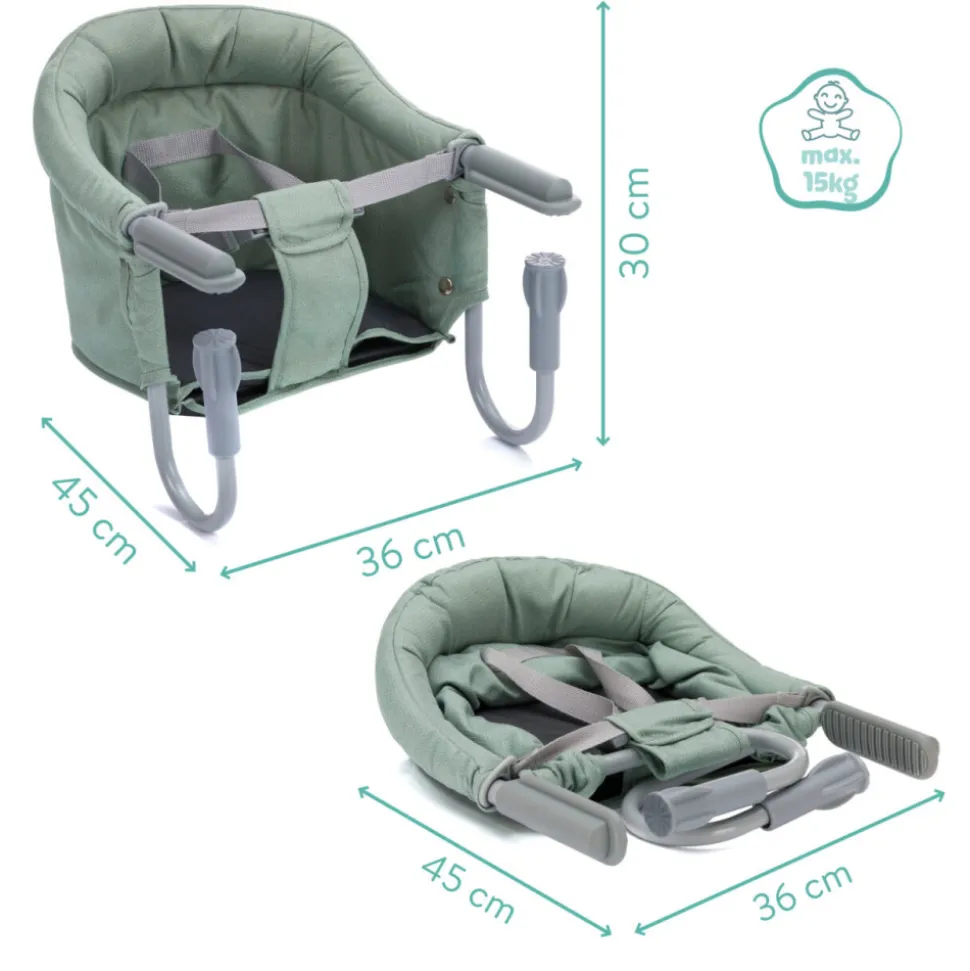 Siège de table bébé vert