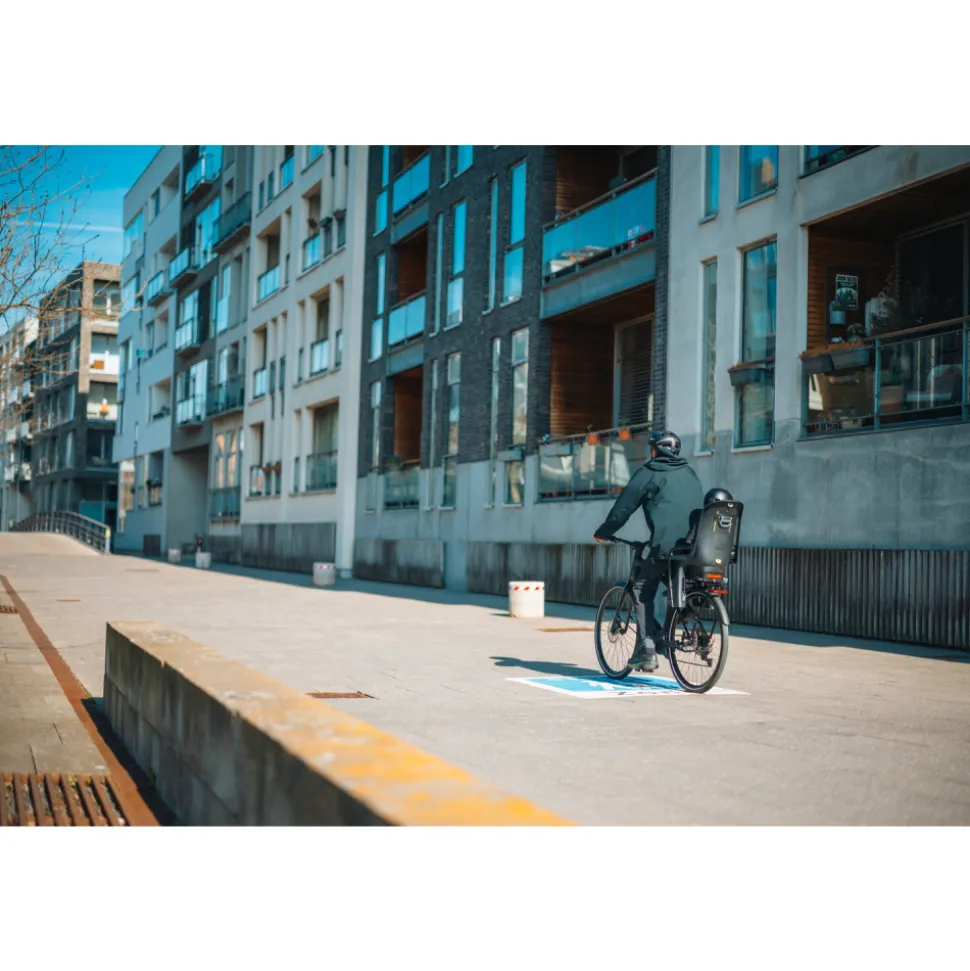 Siège vélo arrière enfant ridealong 2 dark grey