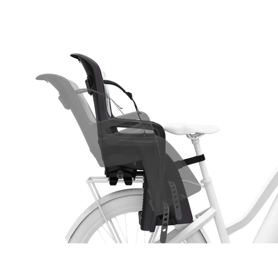 Siège vélo arrière enfant ridealong 2 dark grey