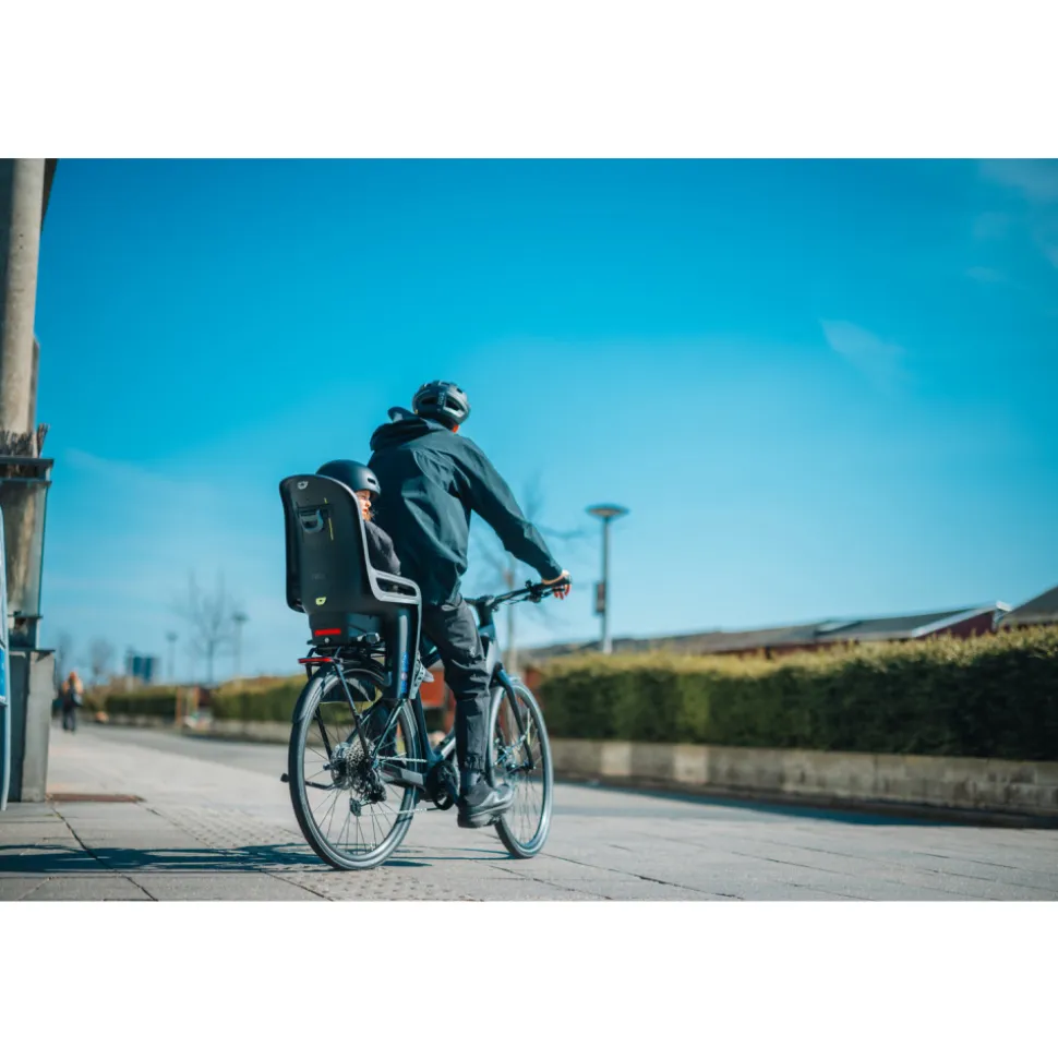 Siège vélo arrière enfant ridealong 2 dark grey