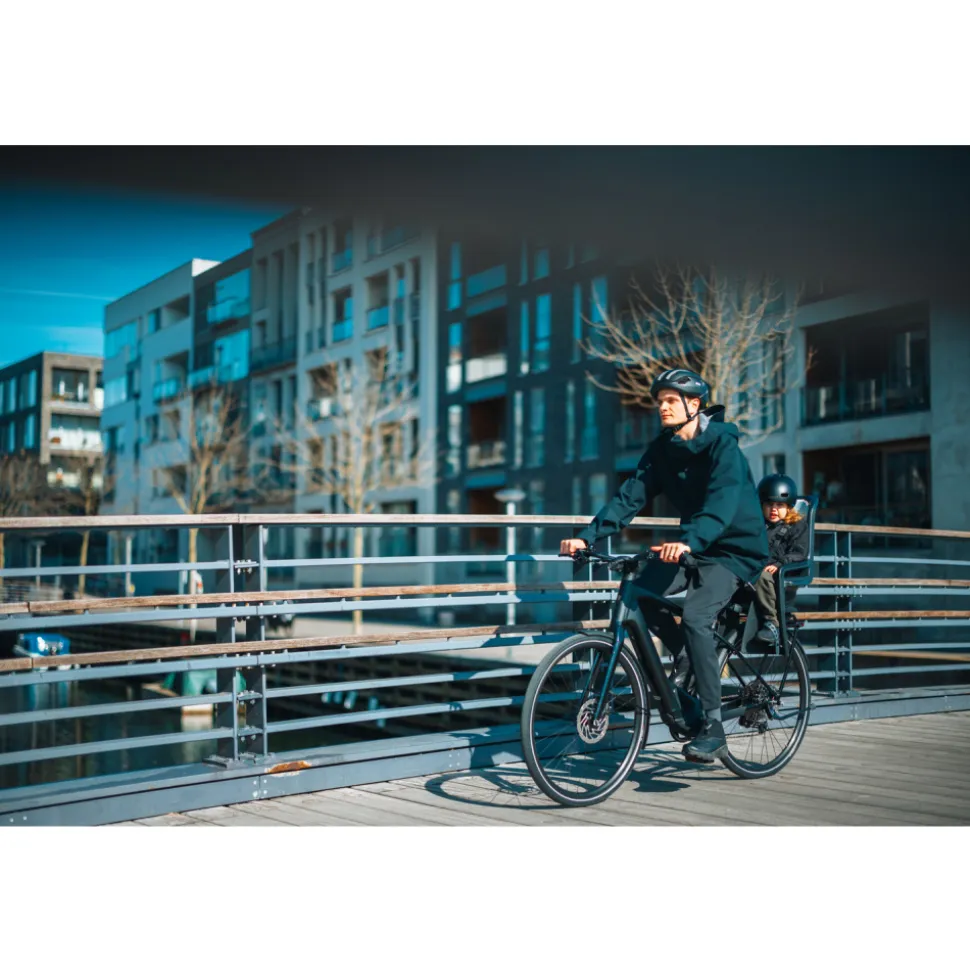 Siège vélo arrière enfant ridealong 2 dark grey