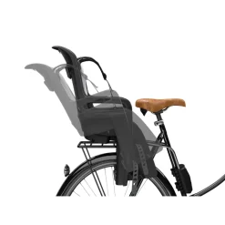 Siège vélo arrière sur cadre ridealong 2 dark gray