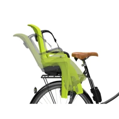 Siège vélo arrière sur cadre ridealong 2 zen lime