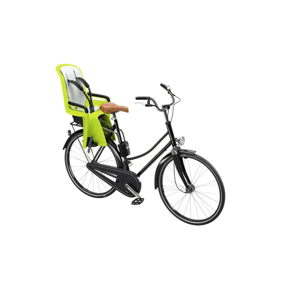 Siège vélo arrière sur cadre ridealong 2 zen lime