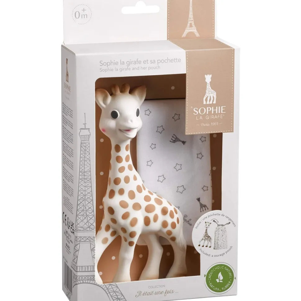 Sophie la girafe et sa pochette de rangement