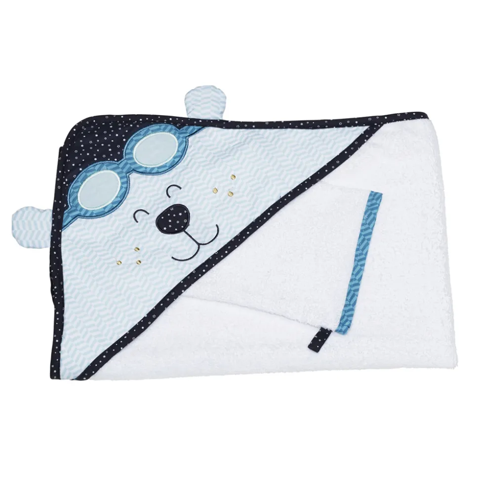 Sortie de bain bébé lazare
