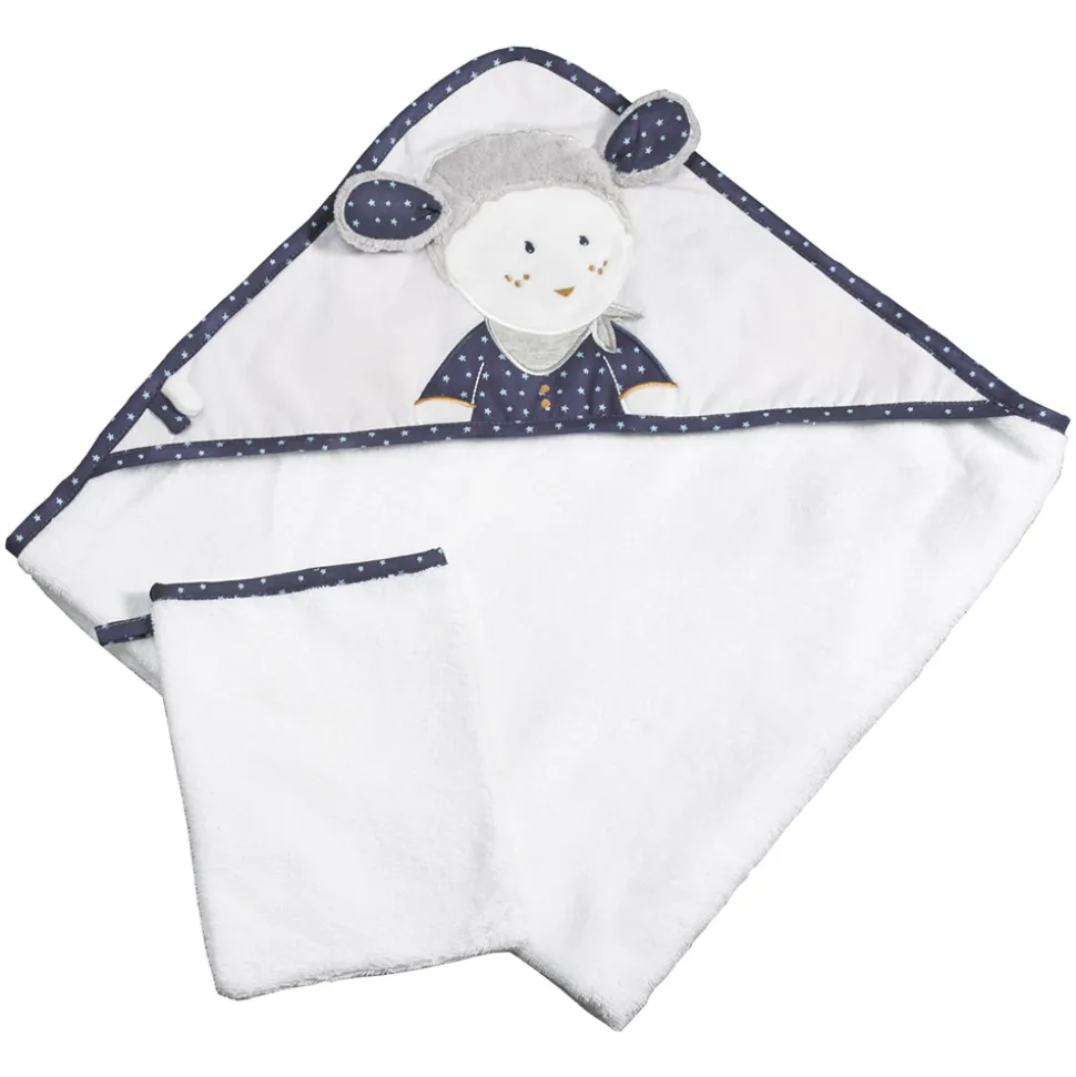 Sortie de bain bébé merlin