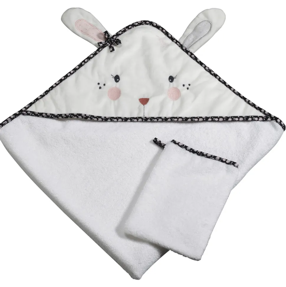 Sortie de bain bébé miss fleur de lune