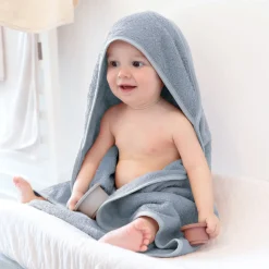 Sortie de bain enfant bleu