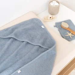 Sortie de bain enfant bleu