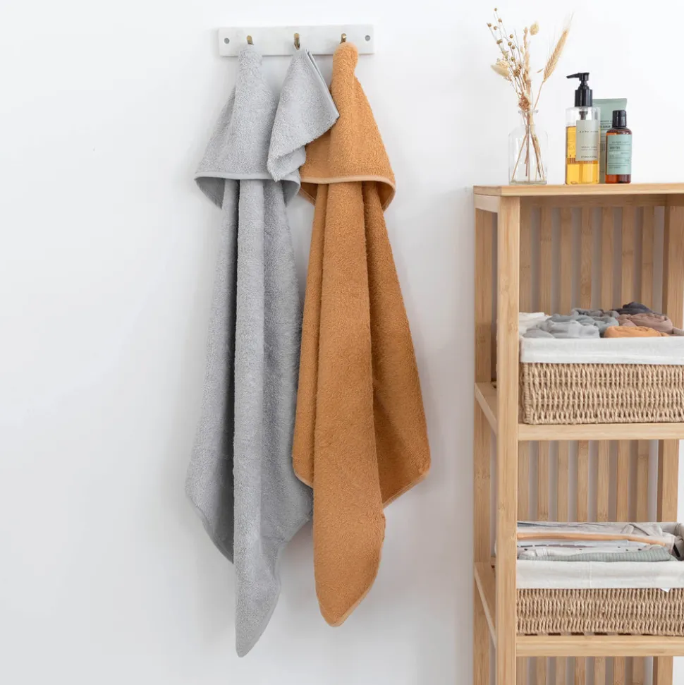 Sortie de bain enfant gris