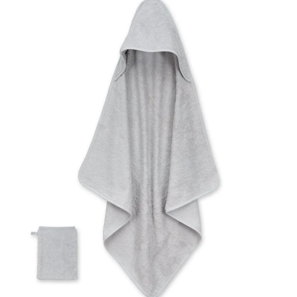 Sortie de bain enfant gris