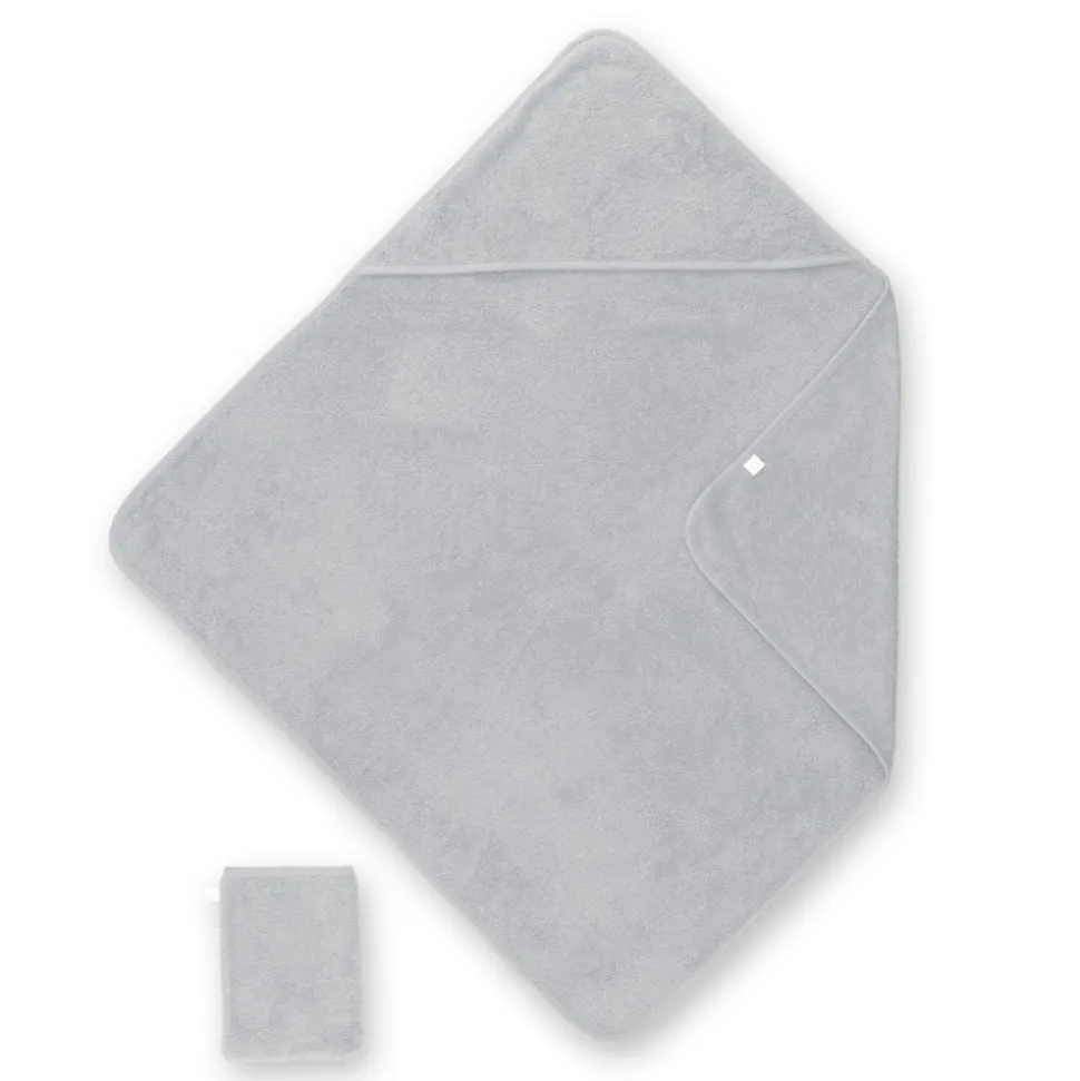 Sortie de bain enfant gris