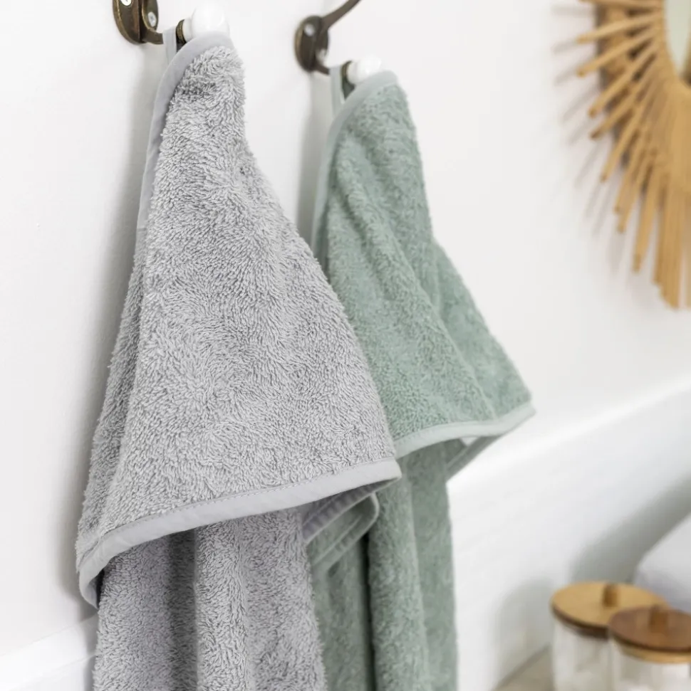 Sortie de bain enfant gris