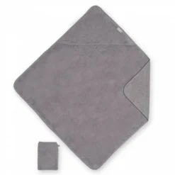 Sortie de bain enfant gris anthracite