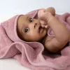 Sortie de bain enfant rose