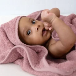 Sortie de bain enfant rose