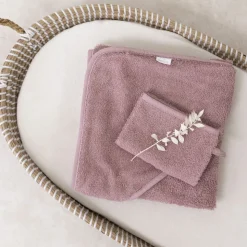 Sortie de bain enfant rose
