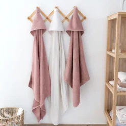 Sortie de bain enfant rose