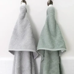 Sortie de bain enfant vert sauge
