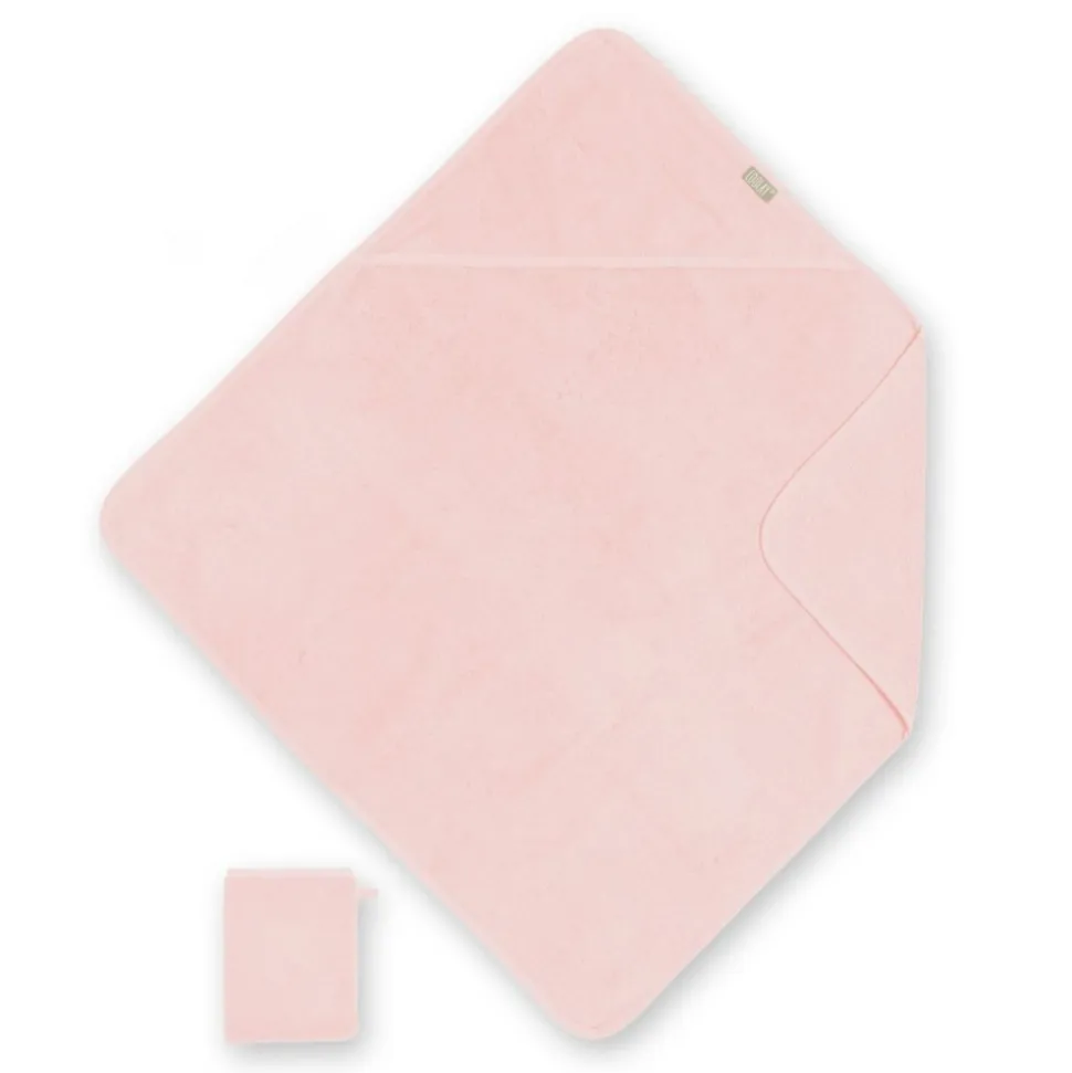 Sortie de bain enfant vieux rose