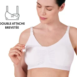 Soutien-gorge d'allaitement 3-en-1 xxl blanc