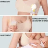 Soutien-gorge d'allaitement 3-en-1 s chair
