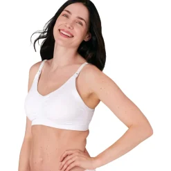 Soutien-gorge d'allaitement 3-en-1 m blanc