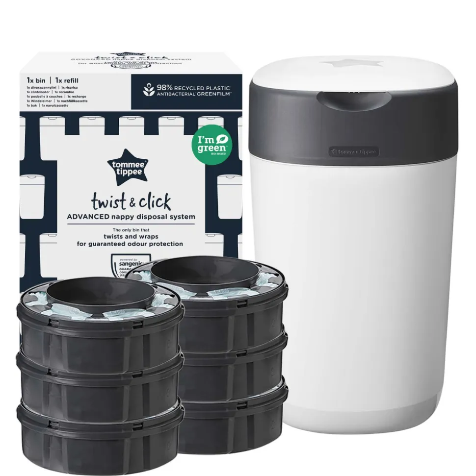 Starter pack twist & click blanc bac + 6 recharges