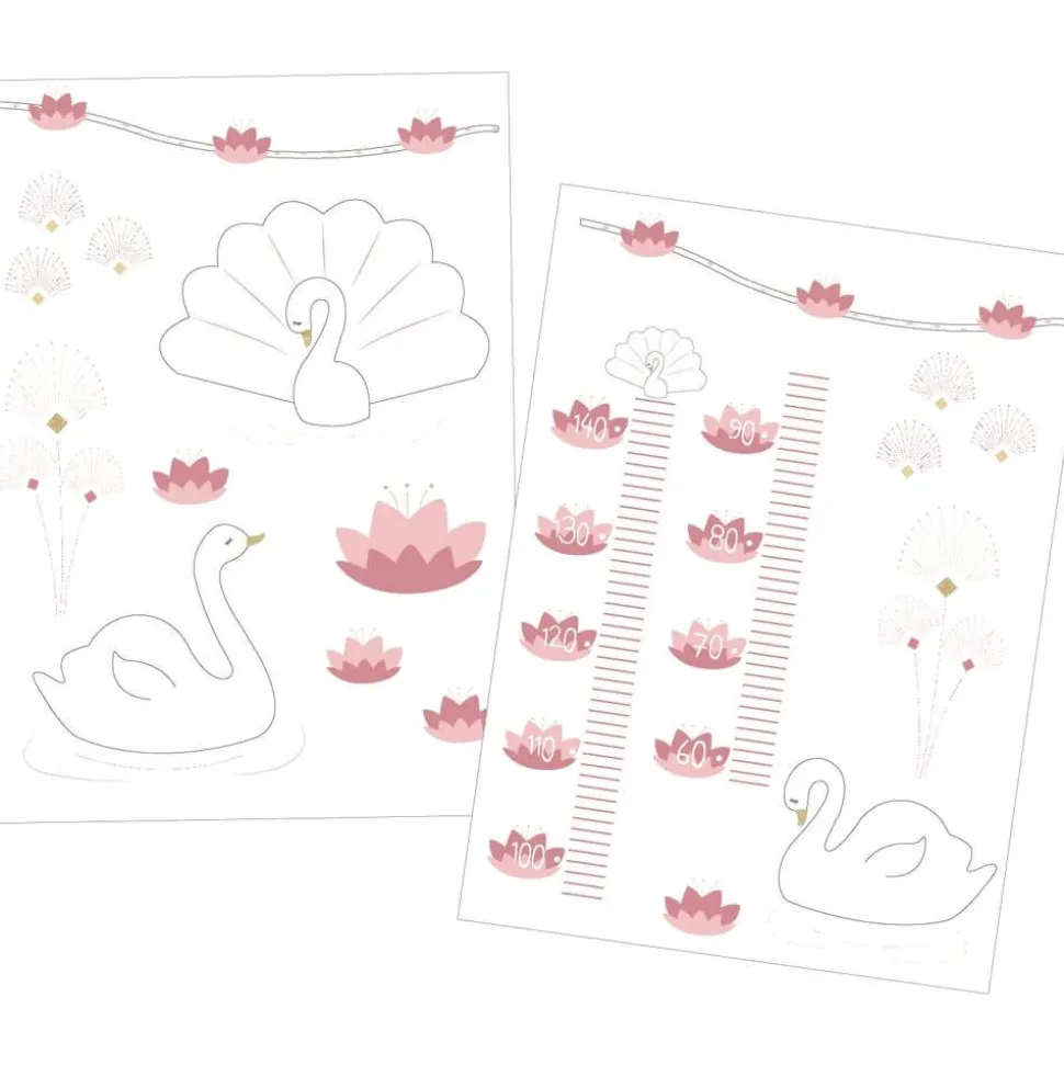 Stikers muraux baby swan