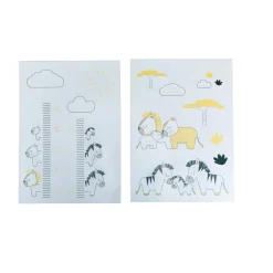Stikers muraux pluche et pompon