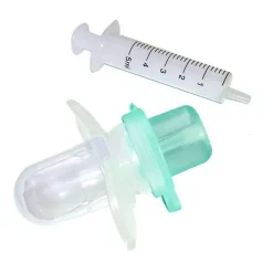 Sucette pour médicament transparente