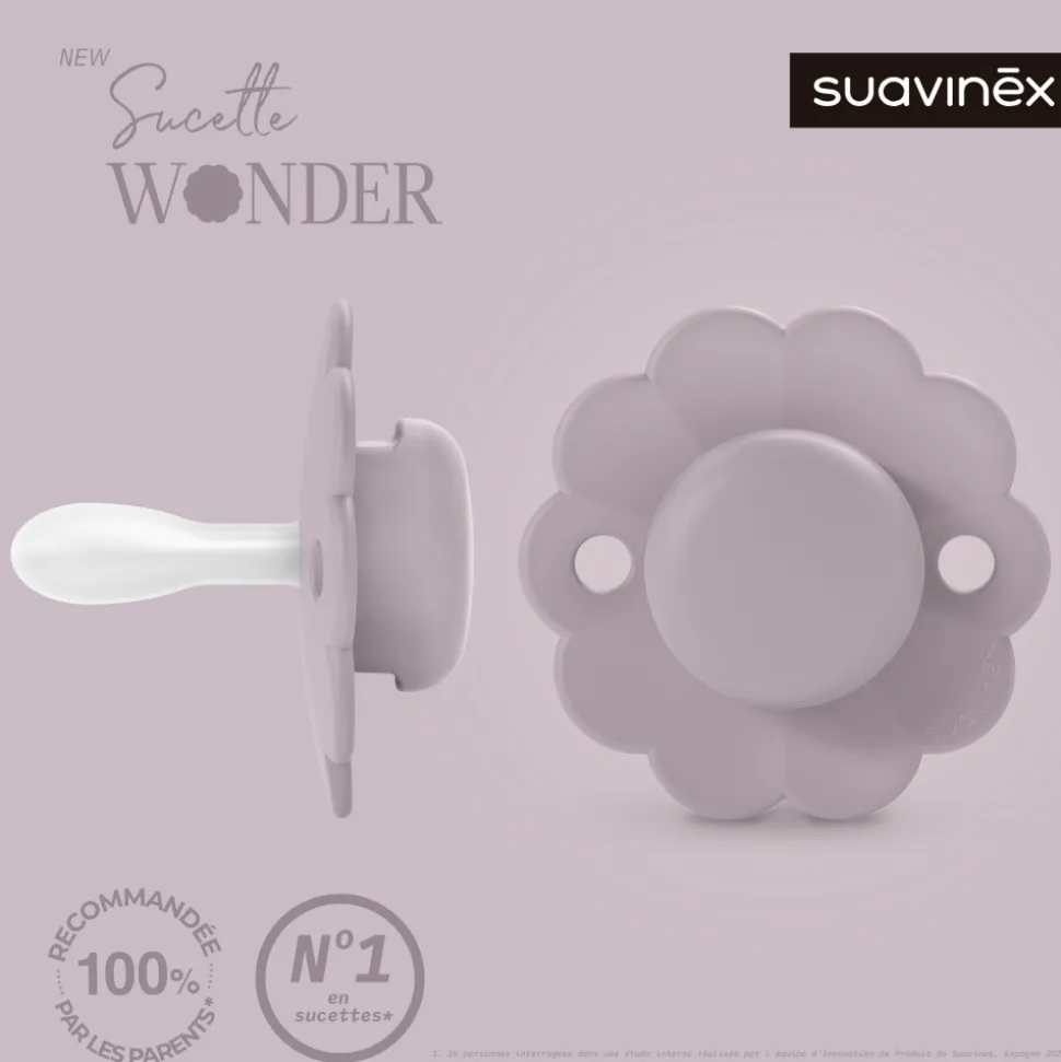 Sucette réversible sx pro wonder mist lavander 6/18 mois