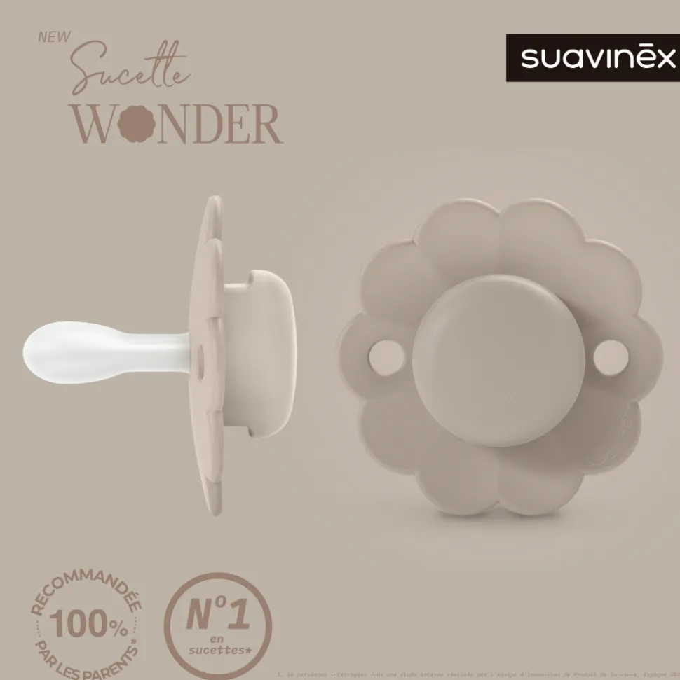Sucette réversible sx pro wonder grey cloud 0/6 mois