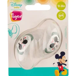 2 sucettes physiologiques silicone +18 m mickey