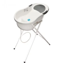 Support blanc pour petite baignoire bébé 0-6 mois