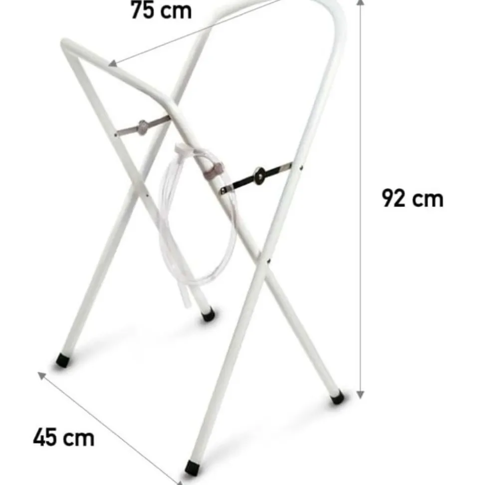 Support blanc pour petite baignoire bébé 0-6 mois