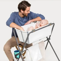 Support de baignoire bébé flexibath gris
