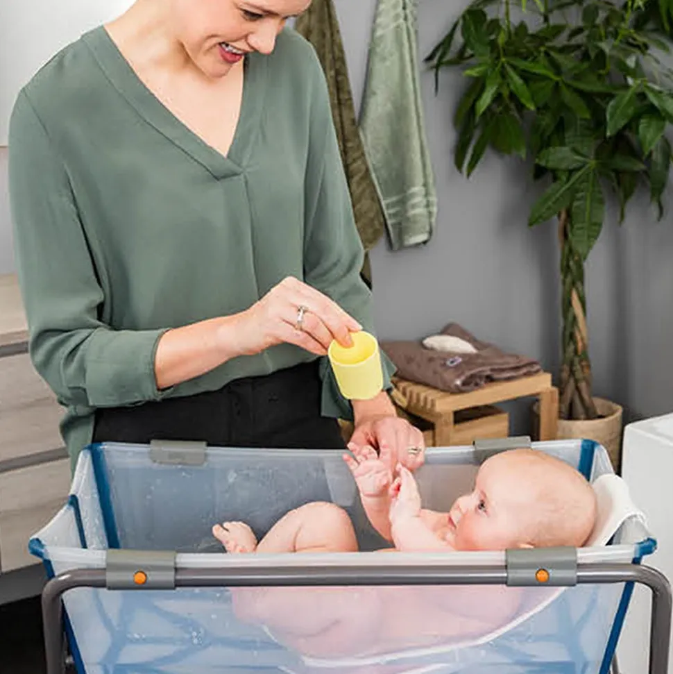 Support de baignoire bébé flexibath gris