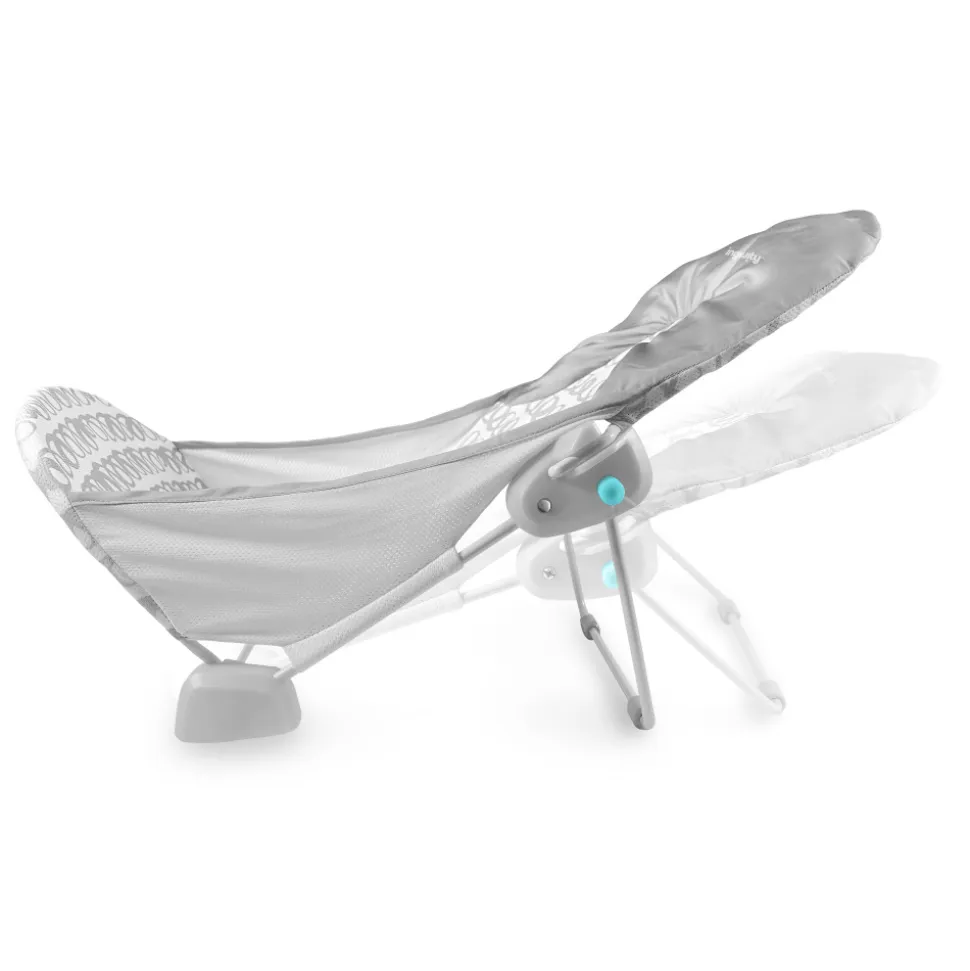 Support de bain bébe à 2 position, gris