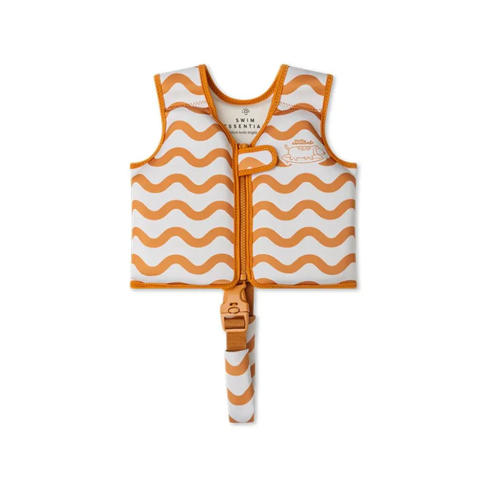 Swim vest - orange - surfer - 1/2 years