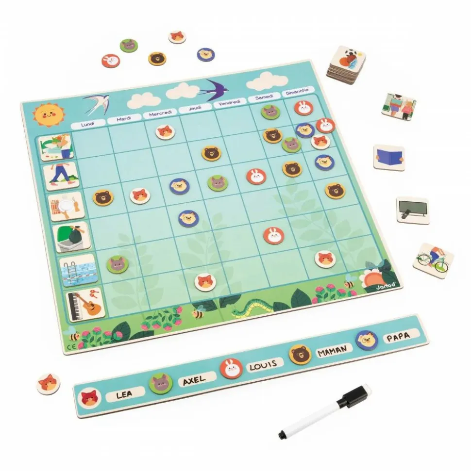 Tableau organisation emploi du temps pour enfant