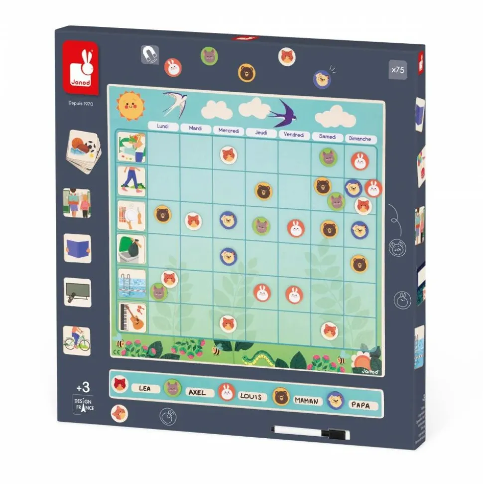 Tableau organisation emploi du temps pour enfant